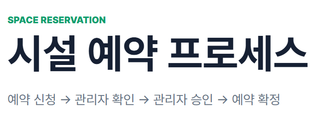 예약현황 페이지 변경 영역 예시